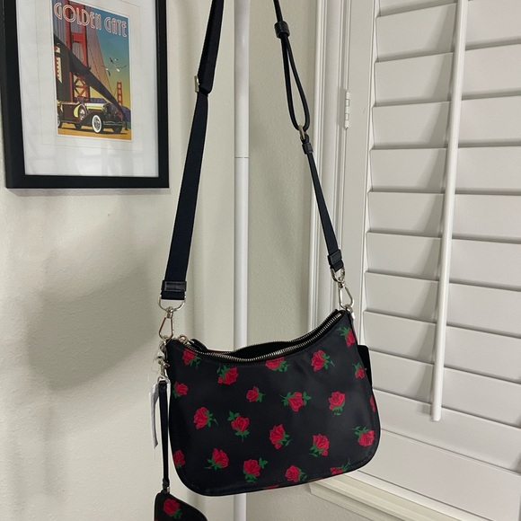 Kate Spade Black Floral Women's Bag - Picture 3 of 4